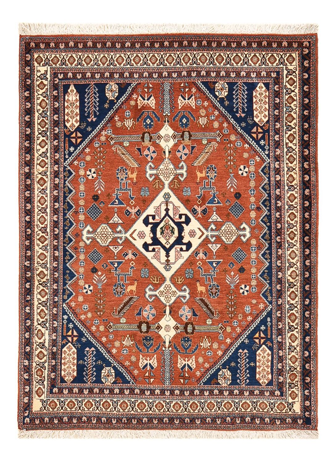 Tappeto Gabbeh - Kashkuli Persero - 157 x 113 cm - multicolore