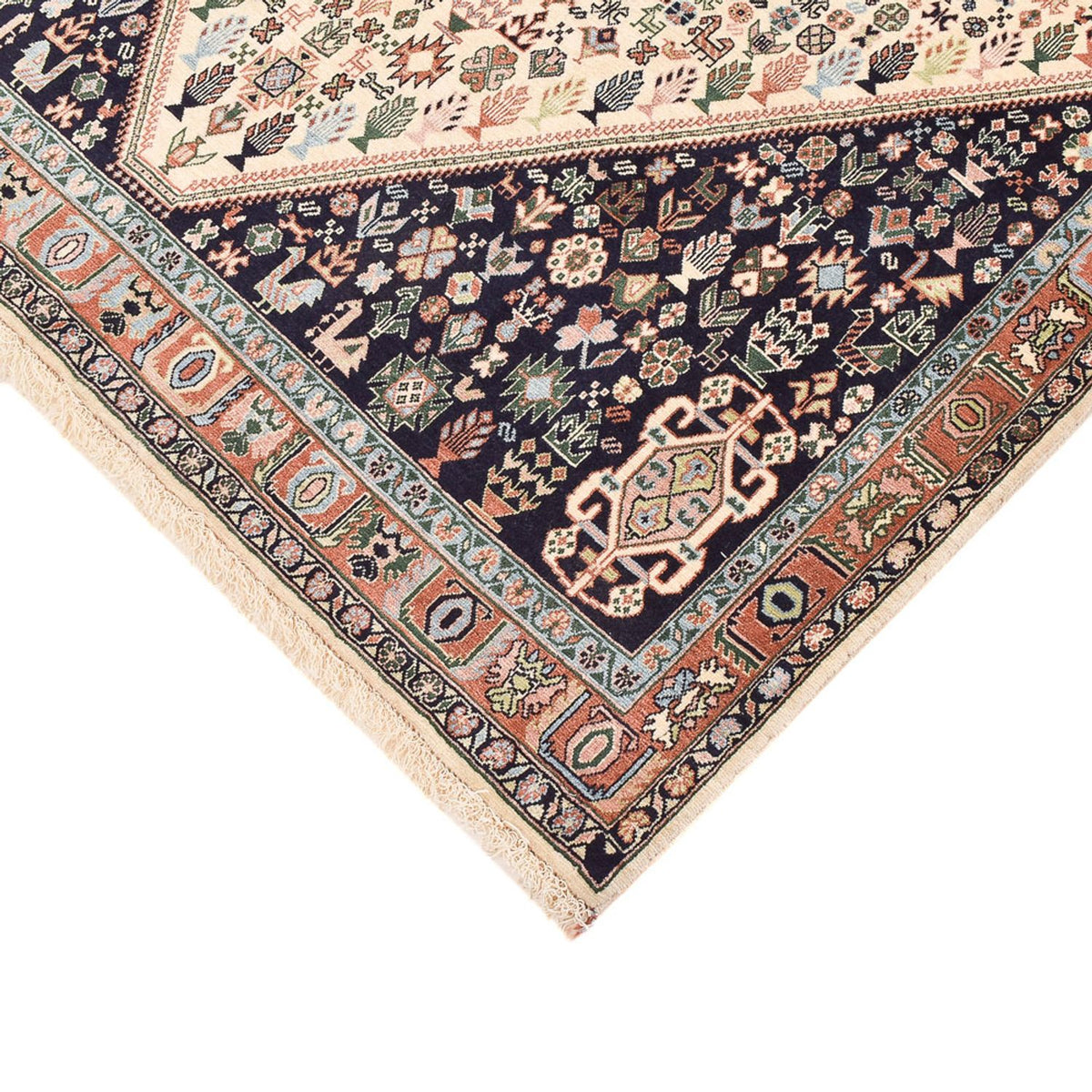 Tappeto Gabbeh - Kashkuli Persero - 209 x 145 cm - blu scuro