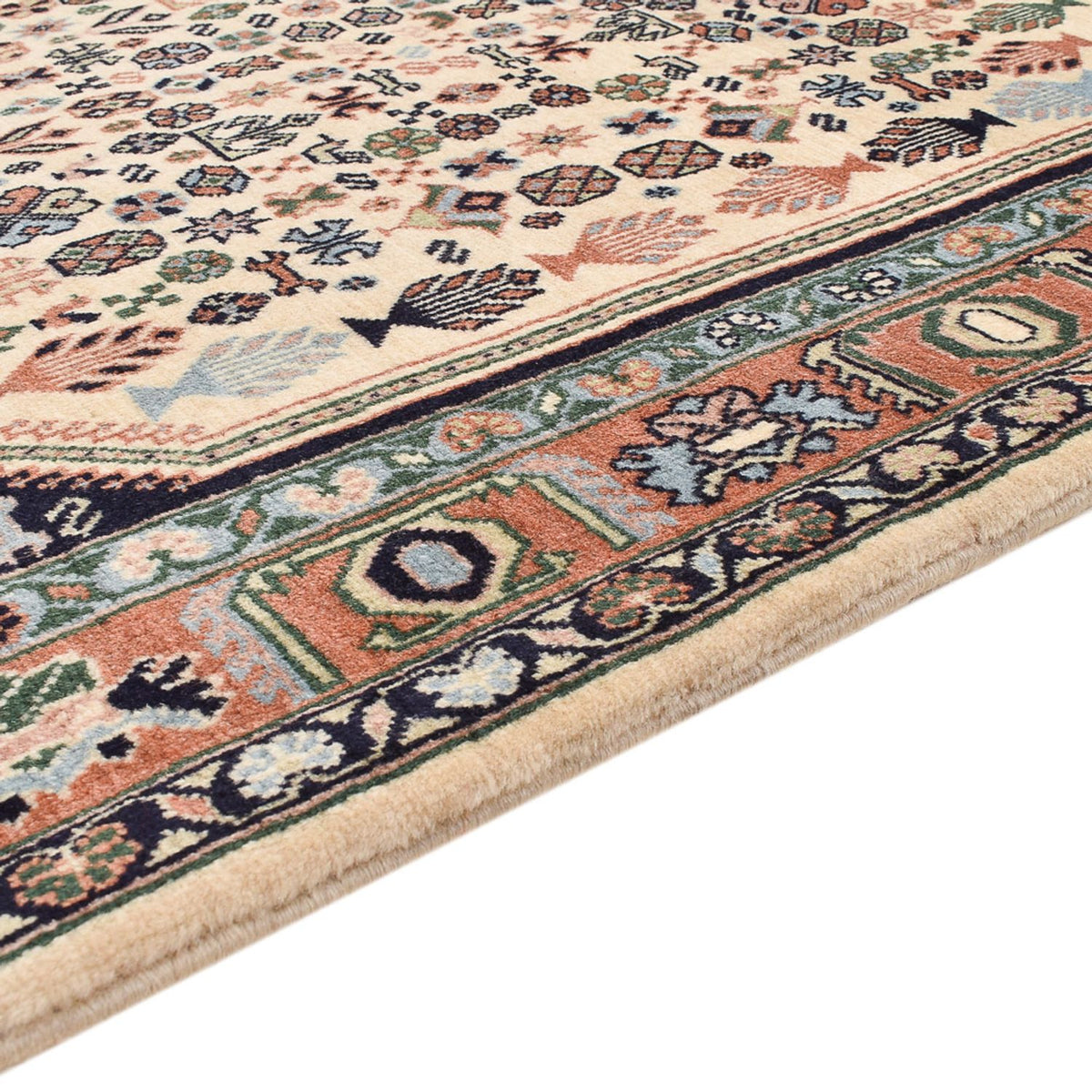 Tappeto Gabbeh - Kashkuli Persero - 209 x 145 cm - blu scuro