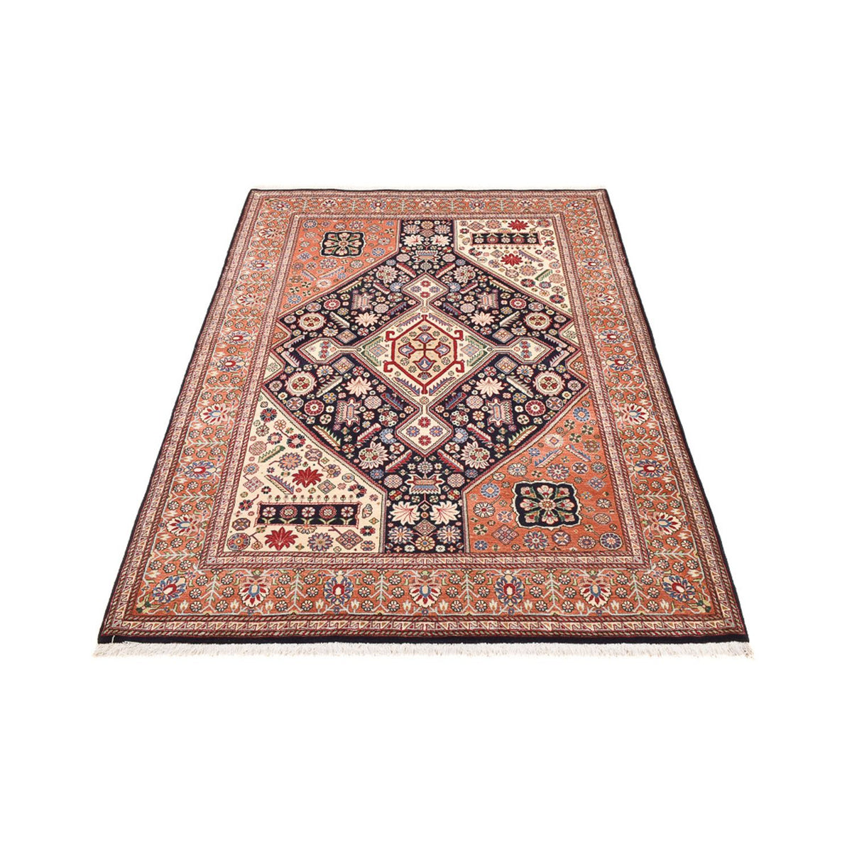 Tappeto Gabbeh - Kashkuli Persero - 205 x 144 cm - blu scuro