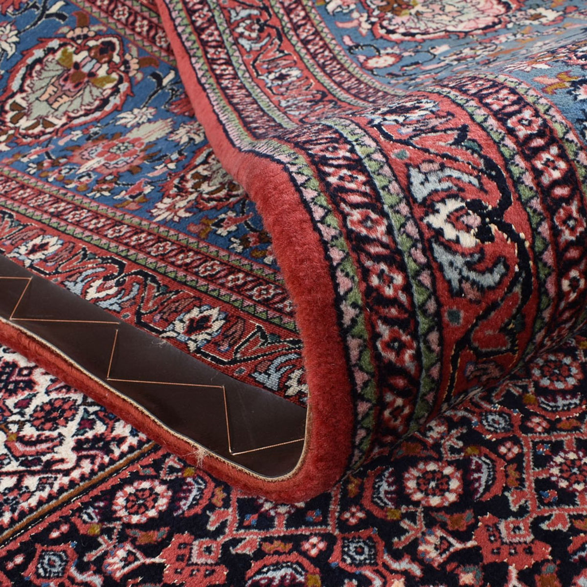 Tappeto Persero - Bidjar - 395 x 302 cm - rosso scuro
