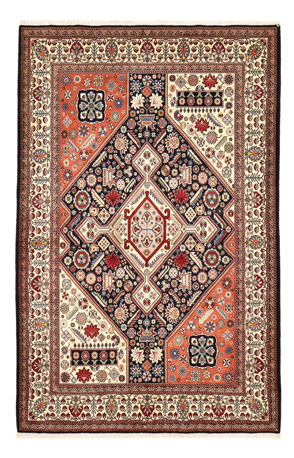 Tappeto Gabbeh - Kashkuli Persero - 219 x 146 cm - multicolore