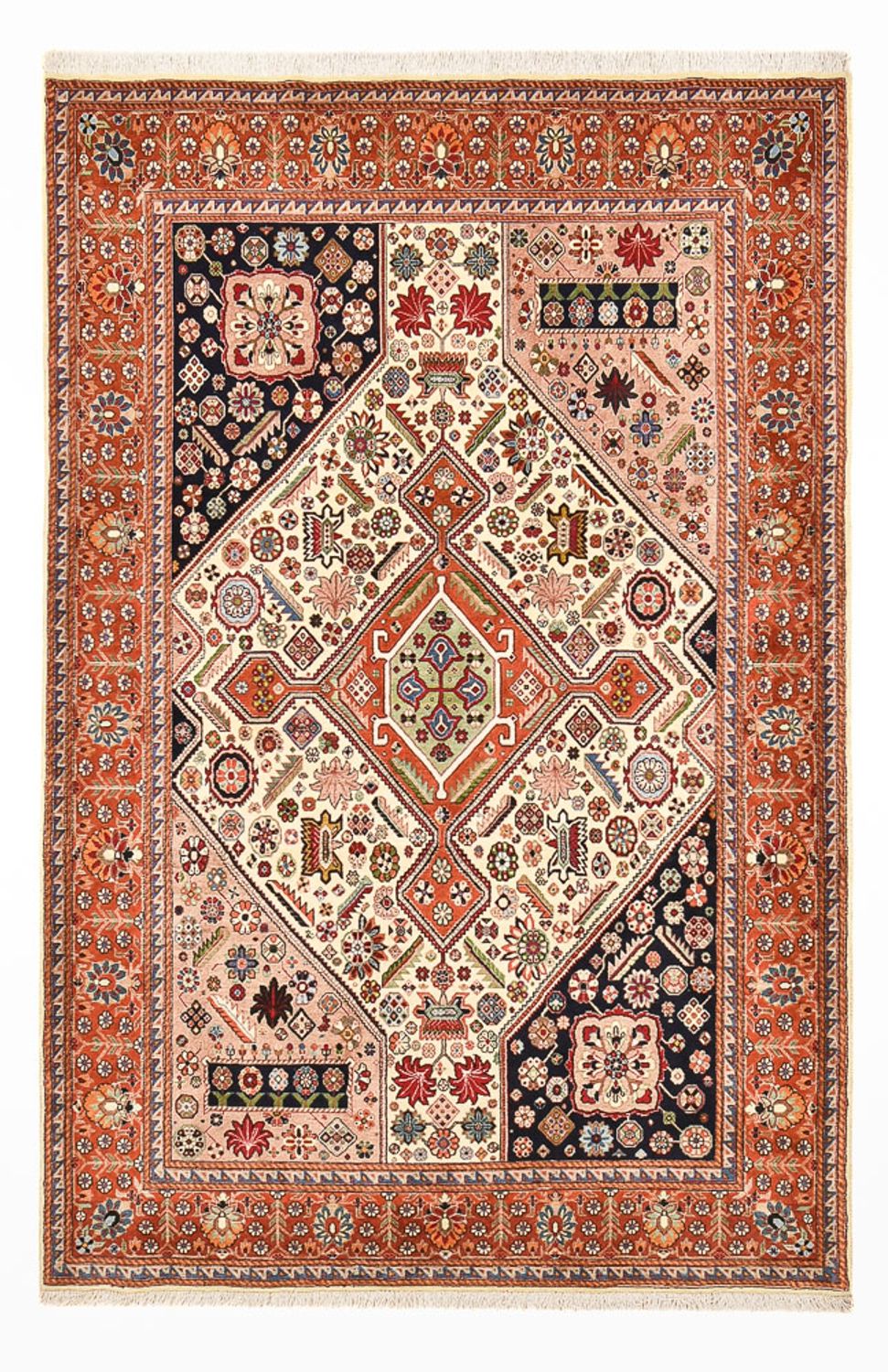 Tappeto Gabbeh - Kashkuli Persero - 218 x 142 cm - multicolore