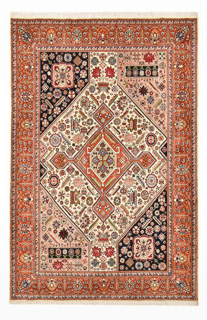 Tappeto Gabbeh - Kashkuli Persero - 218 x 142 cm - multicolore