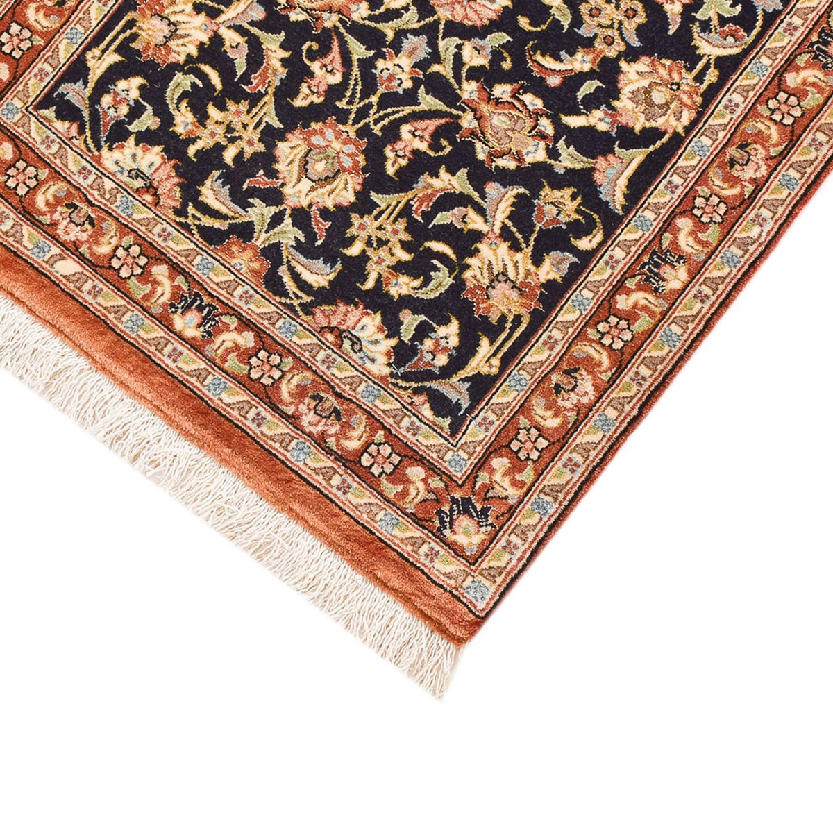 Tappeto corsia Tappeto Persero - Ghom - Reale - 205 x 52 cm - beige scuro