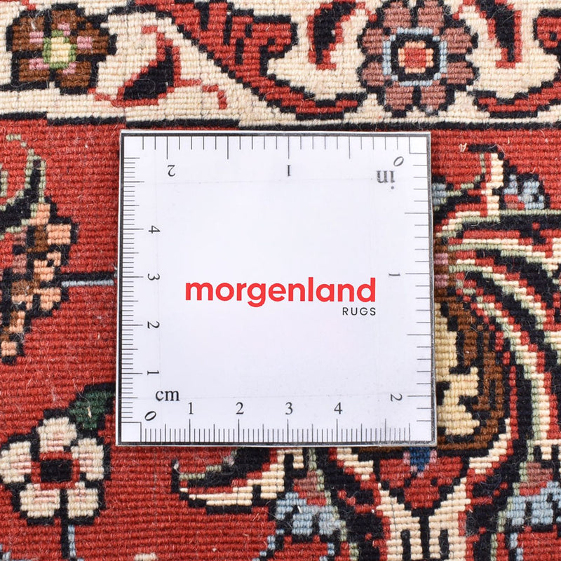 Tappeto Persero - Bidjar rotondo  - 200 x 200 cm - rosso scuro