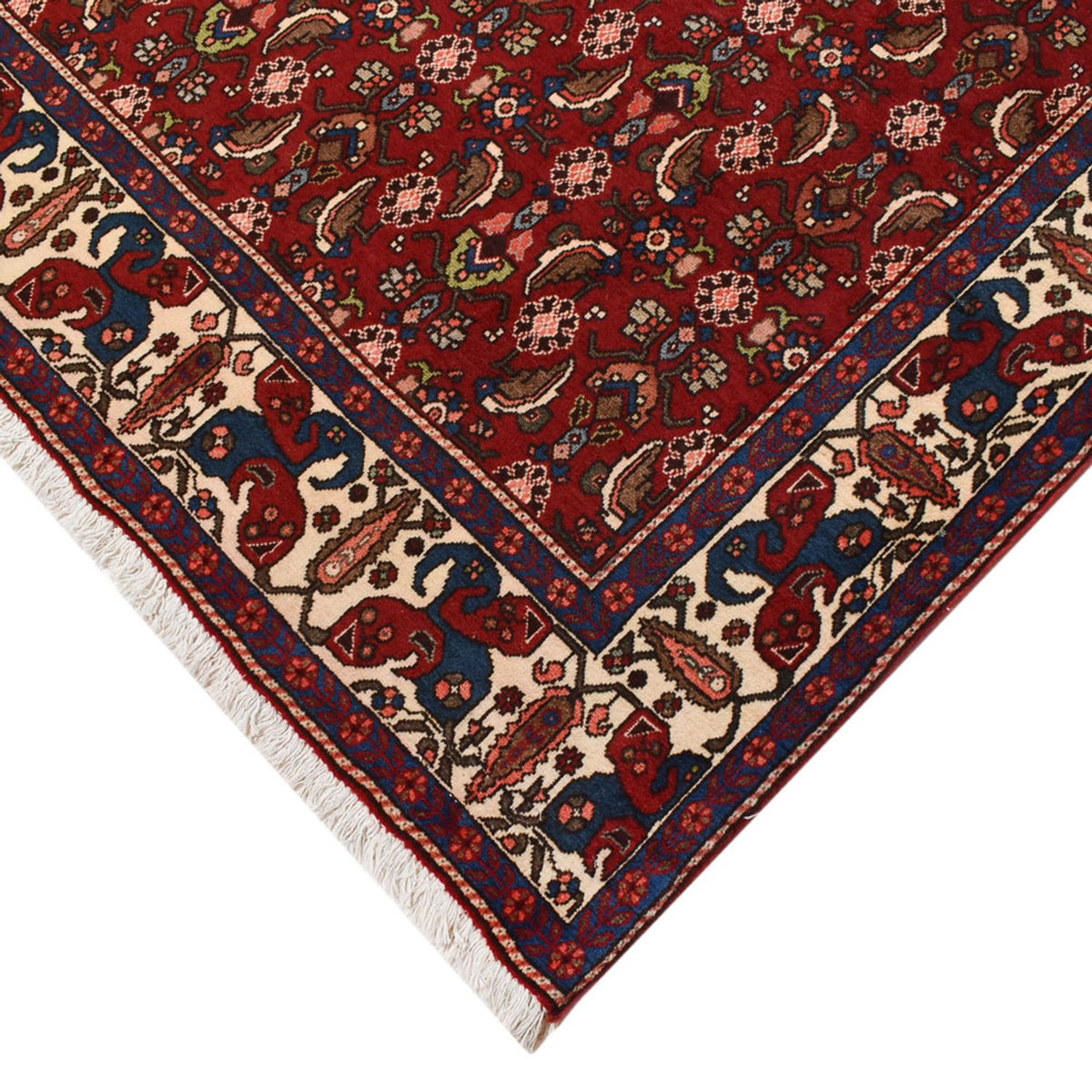 Tappeto Persero - Bidjar - 316 x 204 cm - rosso scuro