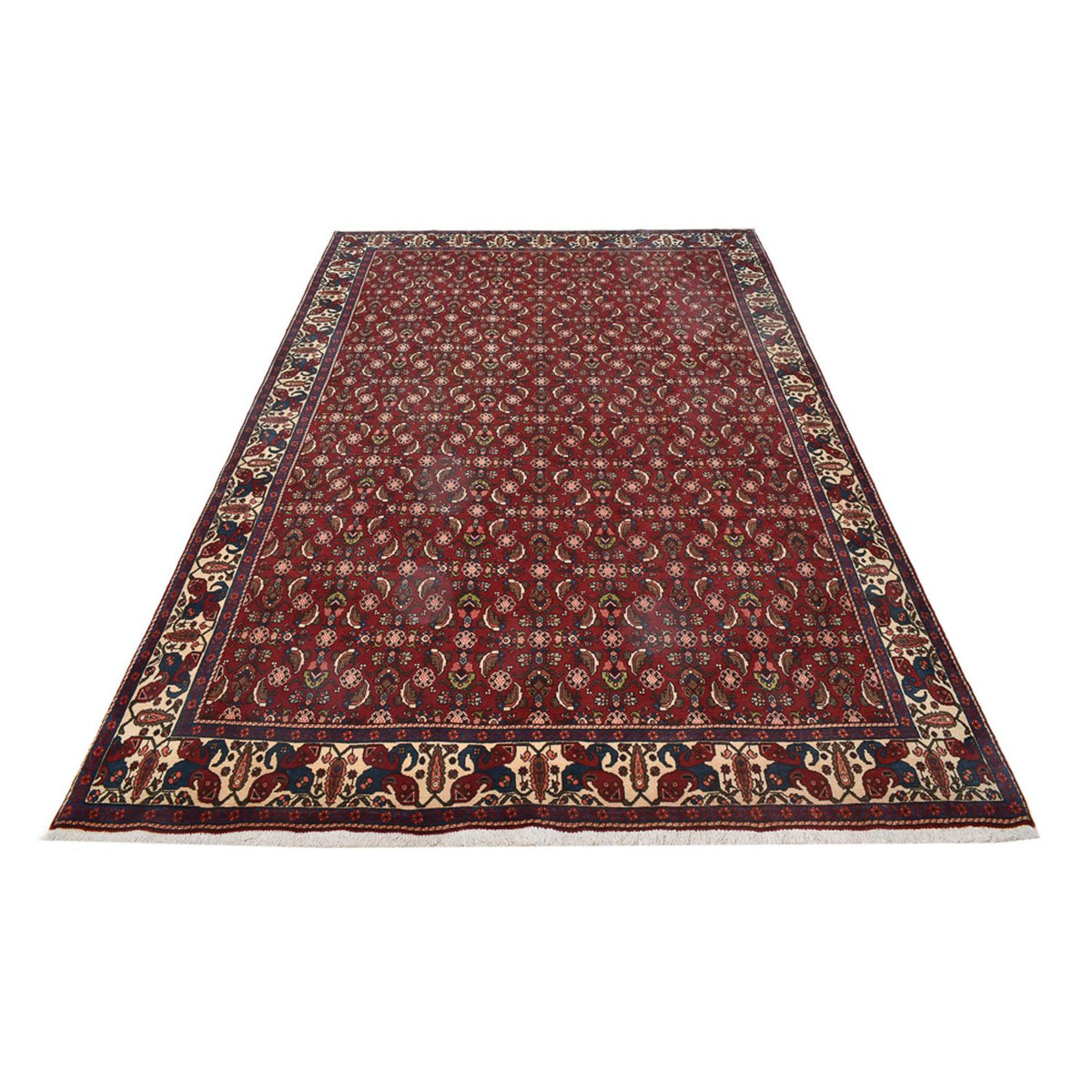 Tappeto Persero - Bidjar - 316 x 204 cm - rosso scuro