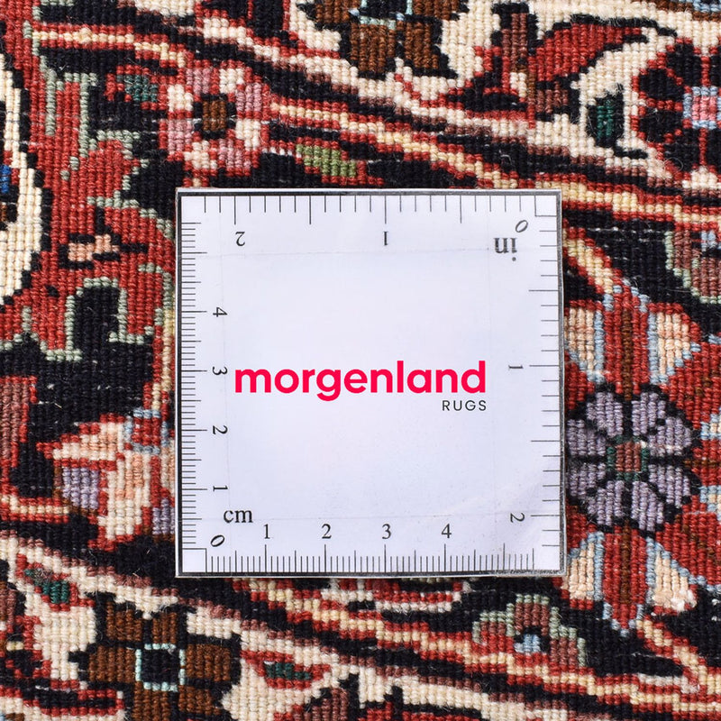 Tappeto Persero - Bidjar rotondo  - 150 x 150 cm - rosso scuro