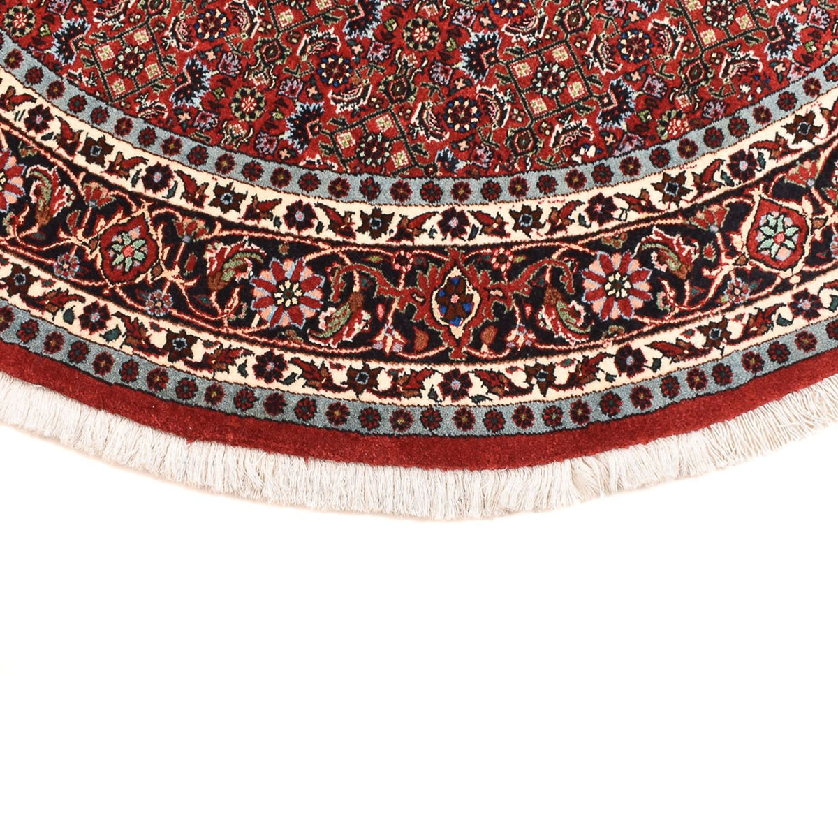 Tappeto Persero - Bidjar rotondo - 150 x 150 cm - rosso scuro