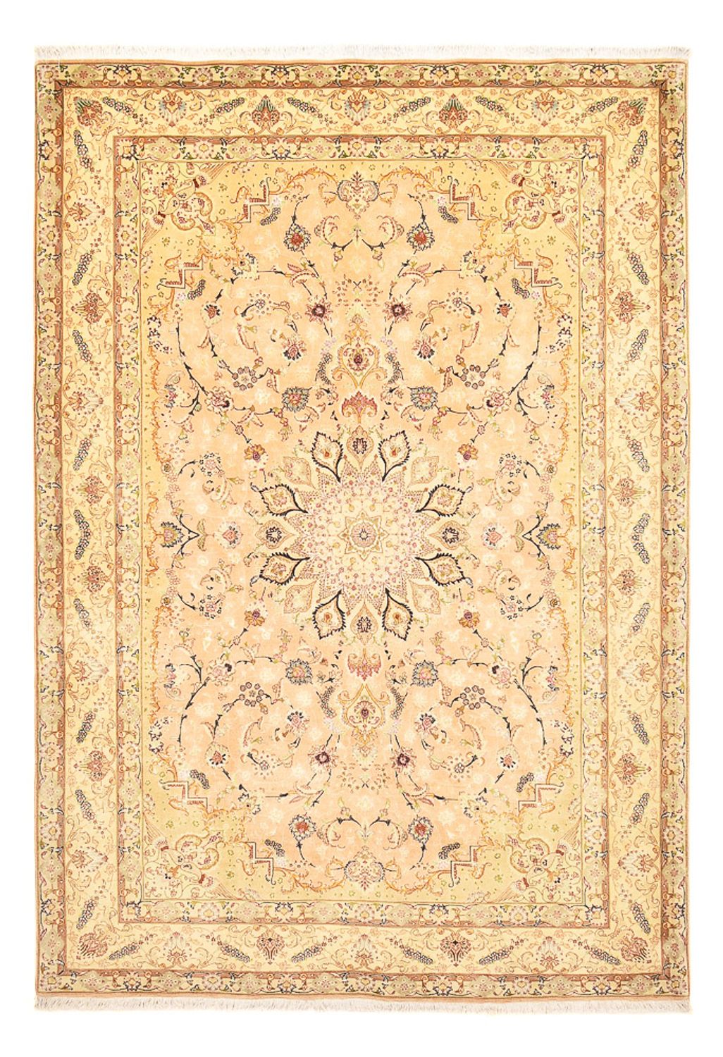 Tappeto Persero - Tabriz - Reale - 294 x 203 cm - giallo