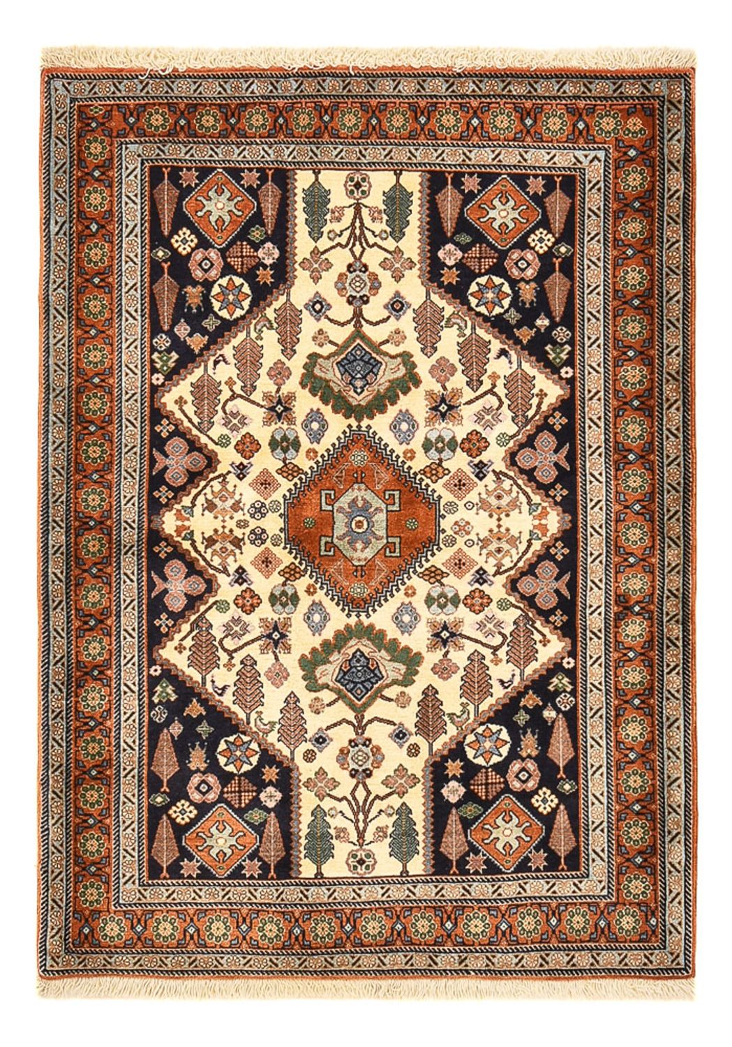 Tappeto Gabbeh - Kashkuli Persero - 155 x 110 cm - multicolore