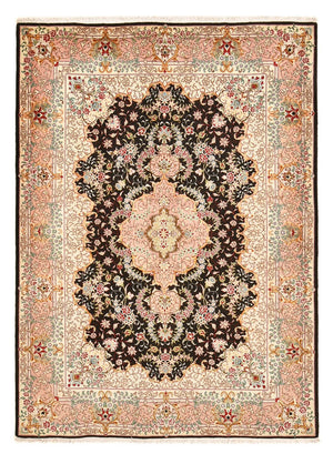 Tappeto Persero - Tabriz - Reale - 210 x 151 cm - blu scuro