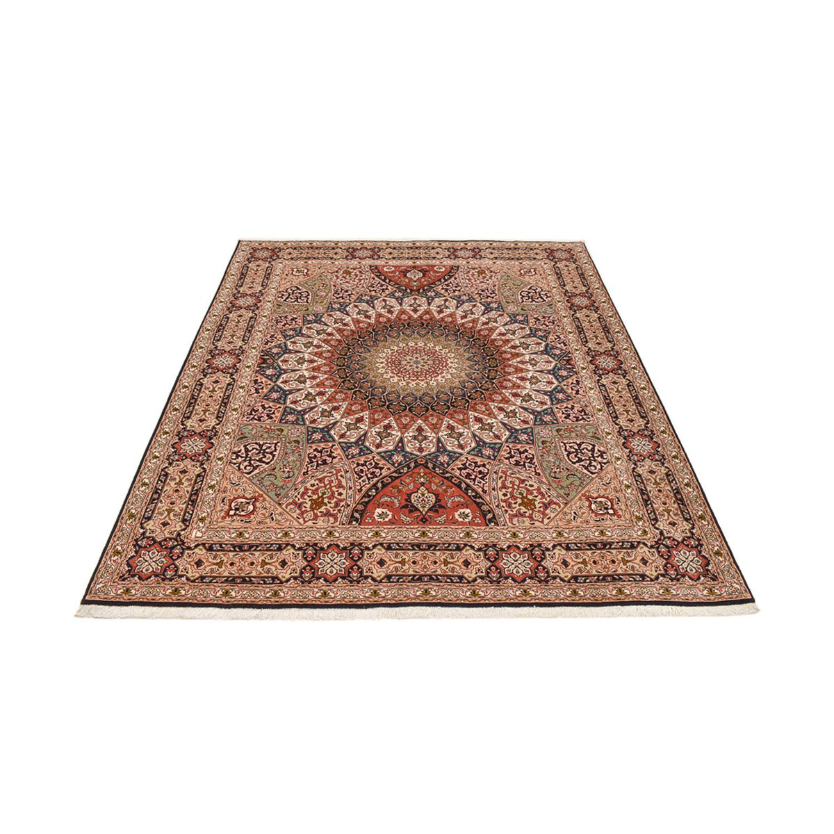 Tappeto Persero - Tabriz - Reale - 260 x 205 cm - beige scuro
