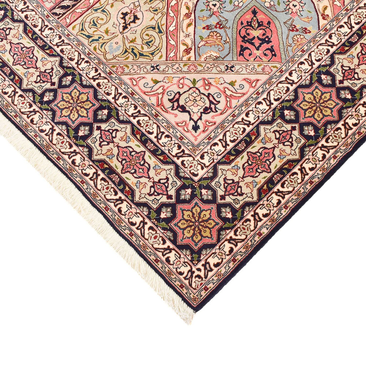 Tappeto Persero - Tabriz - Reale - 250 x 208 cm - beige scuro