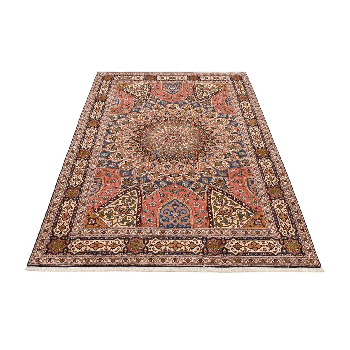 Tappeto Persero - Tabriz - Reale - 250 x 170 cm - beige scuro