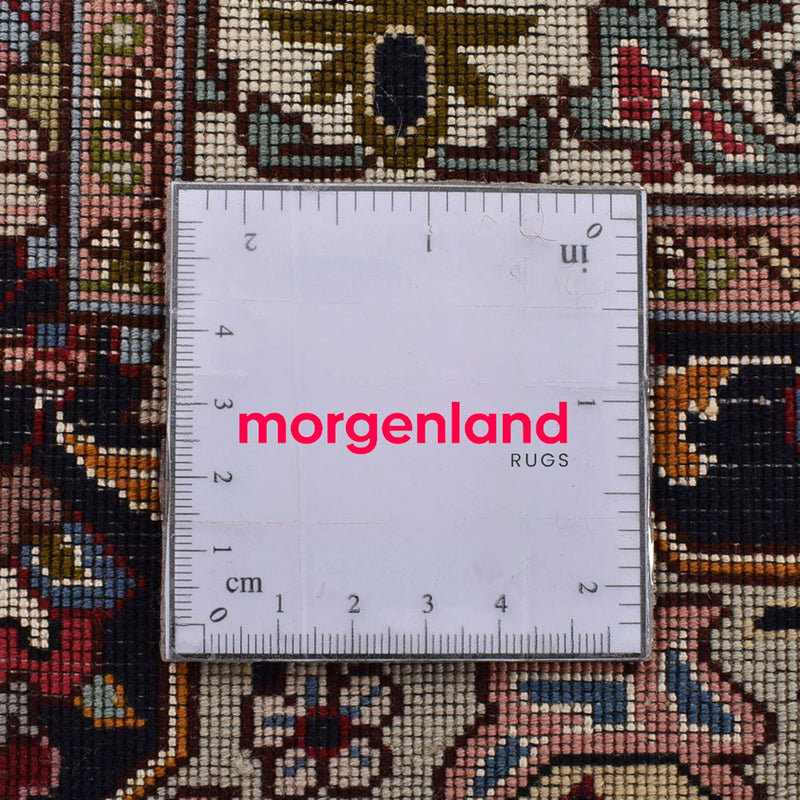 Tappeto Persero - Tabriz - Reale - 255 x 205 cm - beige scuro