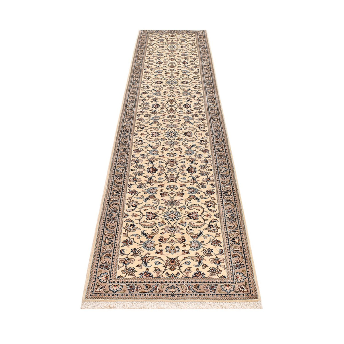 Tappeto corsia Tappeto Persero - Keshan - 373 x 79 cm - beige