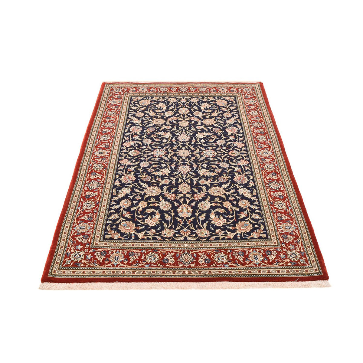 Tappeto Persero - Ghom - Reale - 204 x 133 cm - blu scuro