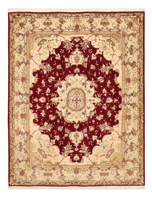 Tappeto Persero - Tabriz - Reale - 191 x 148 cm - rosso