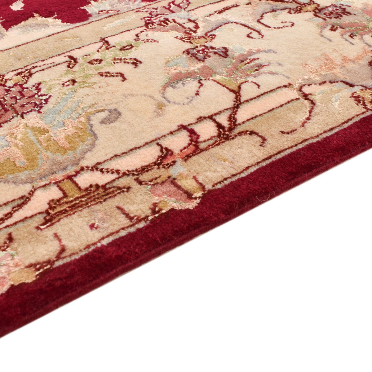 Tappeto Persero - Tabriz - Reale - 191 x 148 cm - rosso