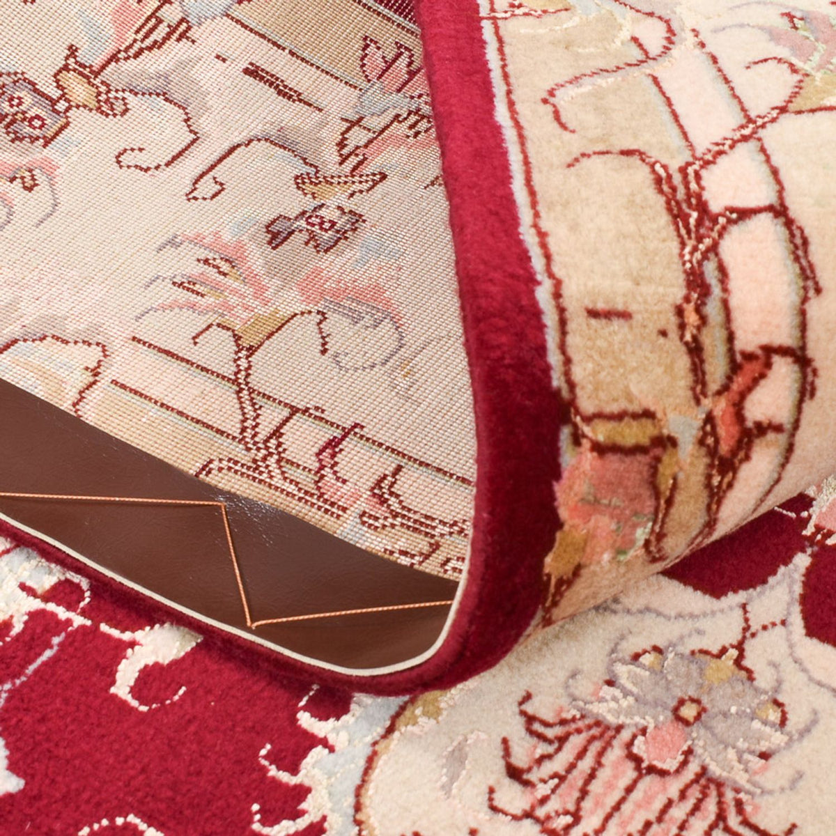 Tappeto Persero - Tabriz - Reale - 191 x 148 cm - rosso