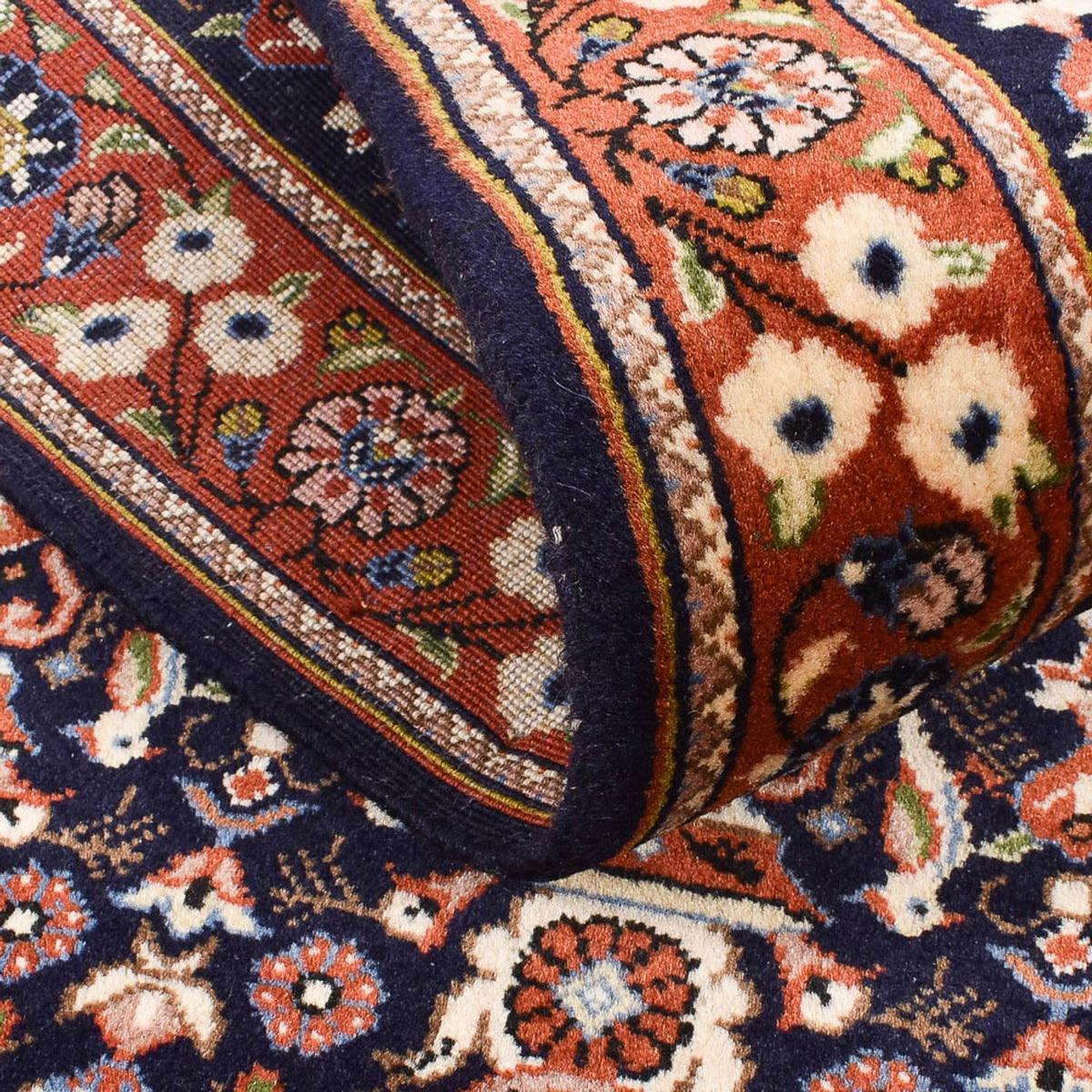 Tappeto corsia Tappeto Gabbeh - Kashkuli Persero - 202 x 81 cm - blu scuro