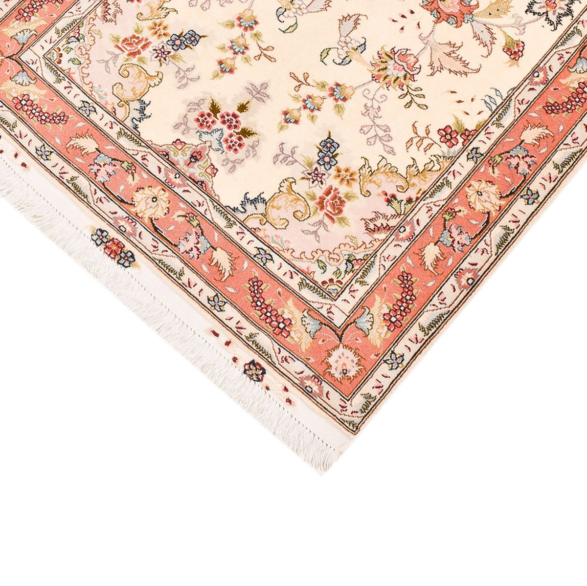 Tappeto corsia Tappeto Persero - Tabriz - Reale - 197 x 80 cm - beige