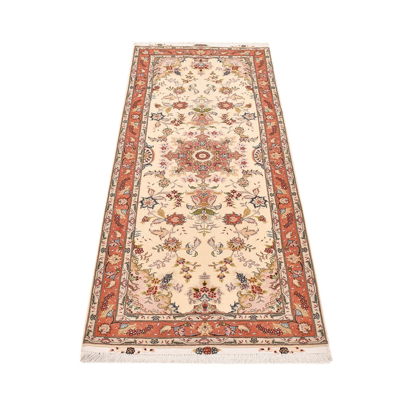 Tappeto corsia Tappeto Persero - Tabriz - Reale - 197 x 80 cm - beige