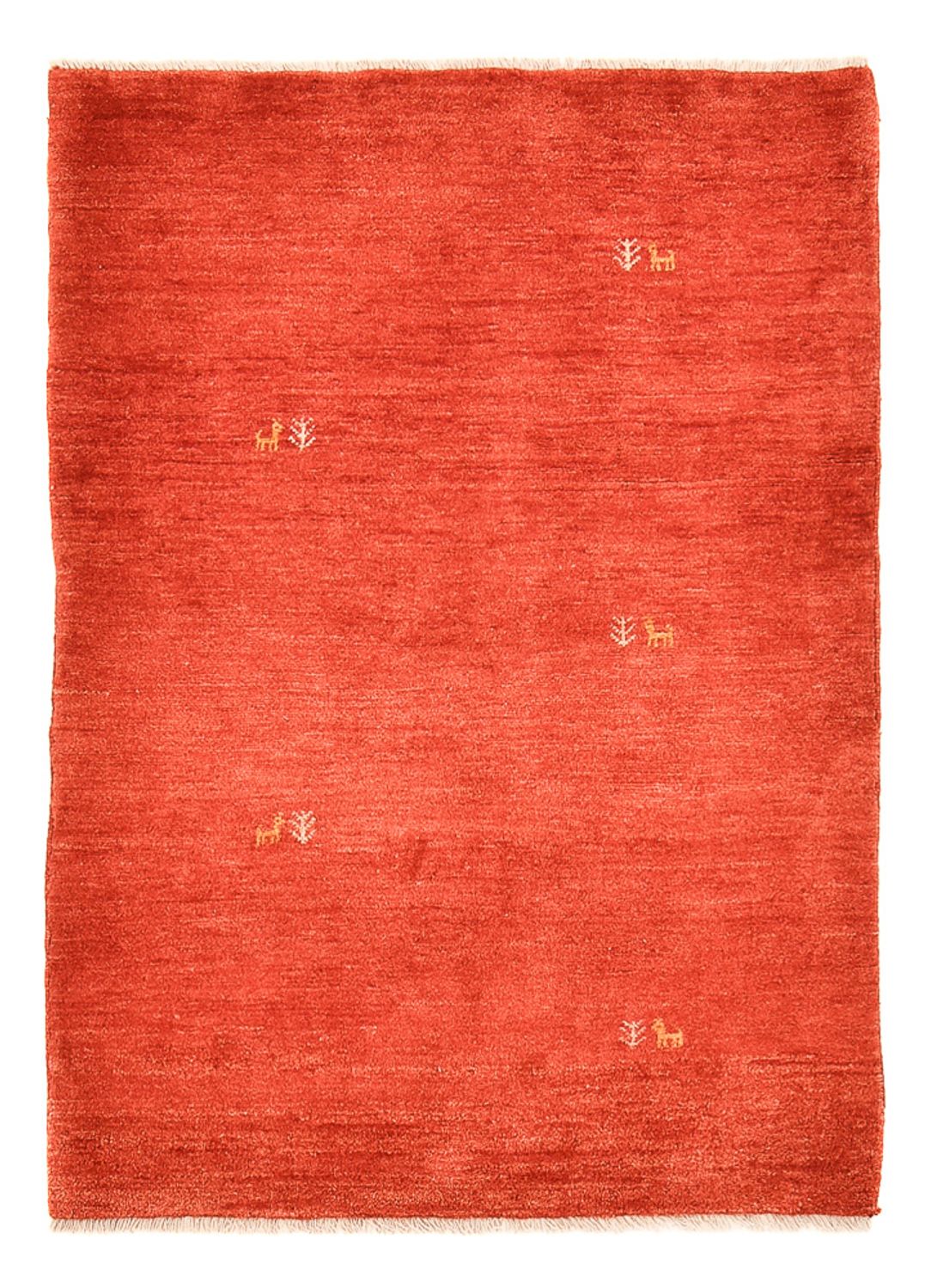 Tappeto Gabbeh - Persero - 170 x 124 cm - rosso