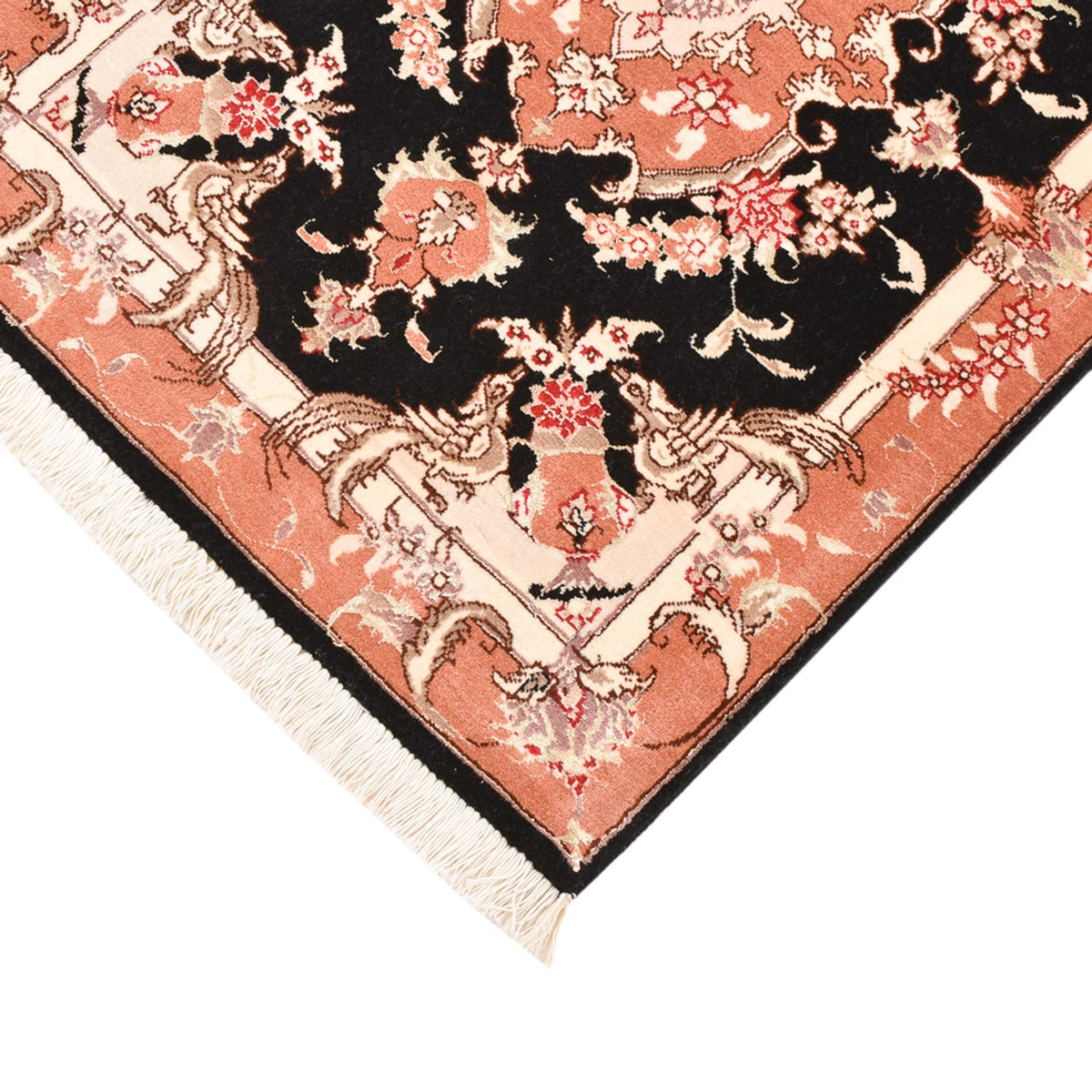 Tappeto Persero - Tabriz - Reale - 88 x 60 cm - blu scuro