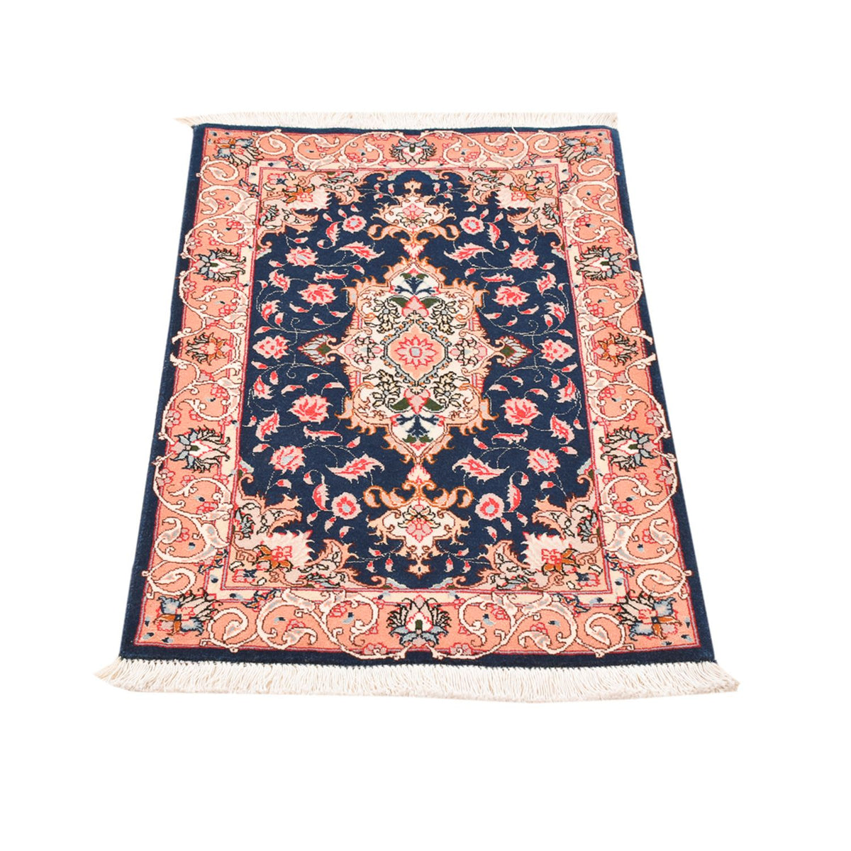 Tappeto Persero - Tabriz - Reale - 91 x 59 cm - blu scuro