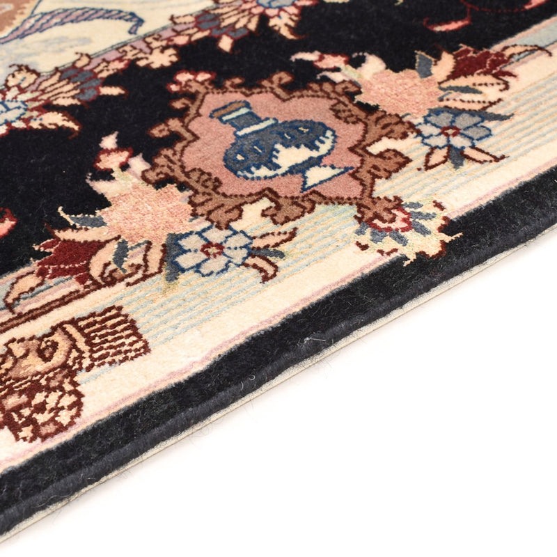 Tappeto Persero - Tabriz - Reale - 90 x 60 cm - blu scuro