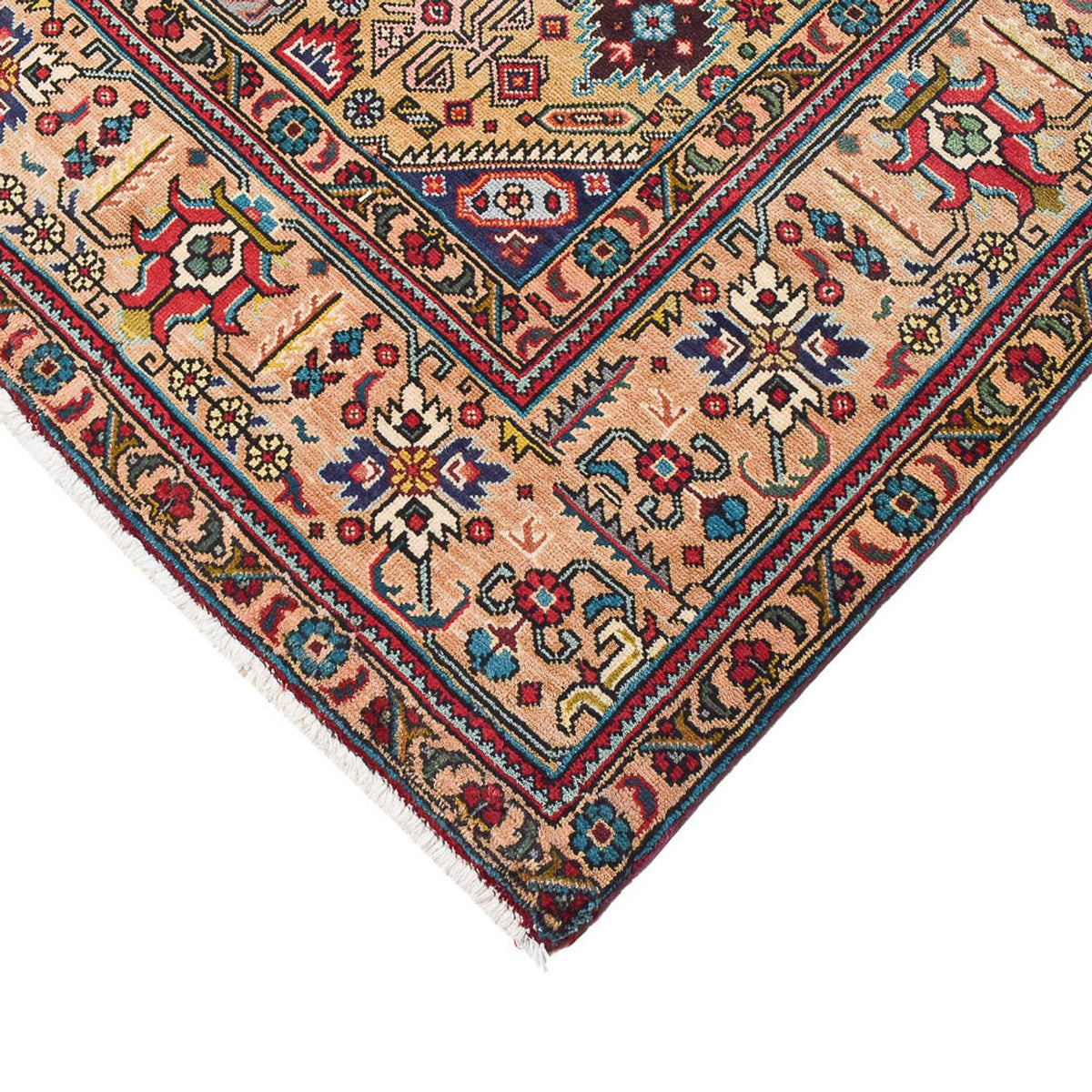 Tappeto Persero - Tabriz - Reale - 298 x 203 cm - rosso