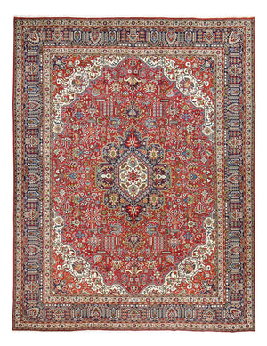 Tappeto Persero - Tabriz - Reale - 394 x 300 cm - rosso