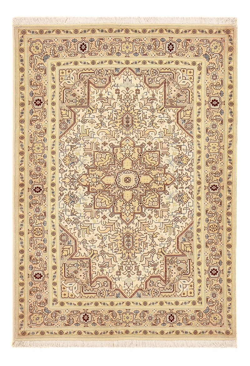 Tappeto Persero - Tabriz - Reale - 148 x 100 cm - beige chiaro