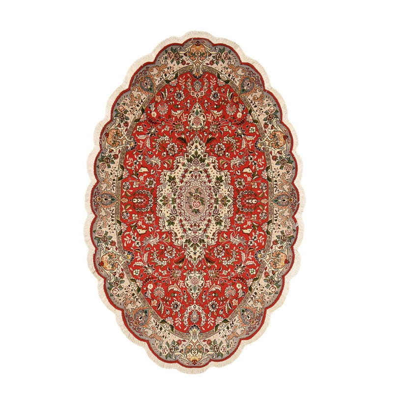 Tappeto Persero - Tabriz - Reale - 205 x 130 cm - rosso