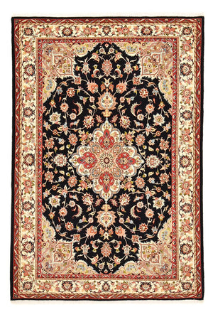 Tappeto Persero - Tabriz - Reale - 203 x 142 cm - rosso scuro