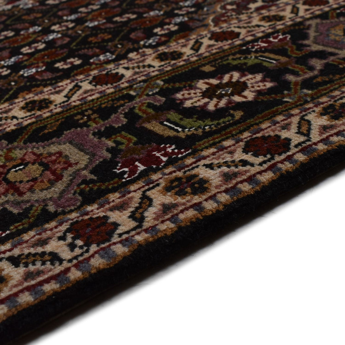 Tappeto Persero - Tabriz - Reale - 196 x 148 cm - marrone scuro