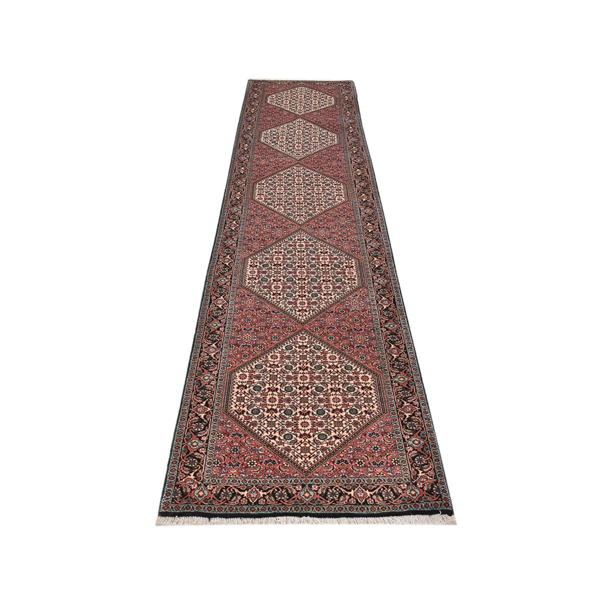 Tappeto corsia Tappeto Persero - Bidjar - 400 x 83 cm - rosso chiaro