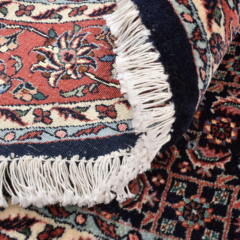 Tappeto Persero - Bidjar rotondo  - 155 x 155 cm - rosso scuro