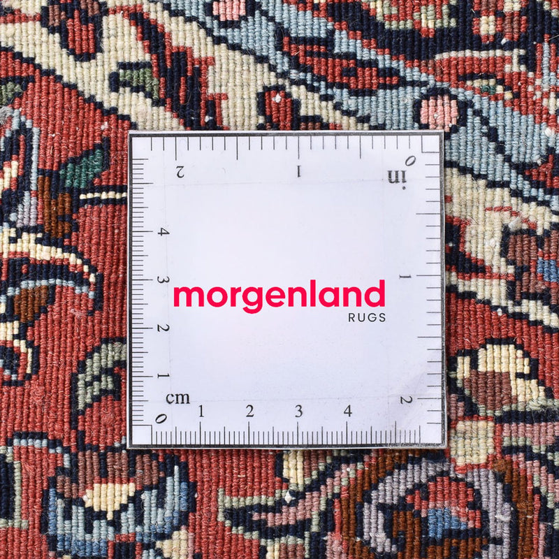 Tappeto Persero - Bidjar rotondo  - 155 x 155 cm - rosso scuro