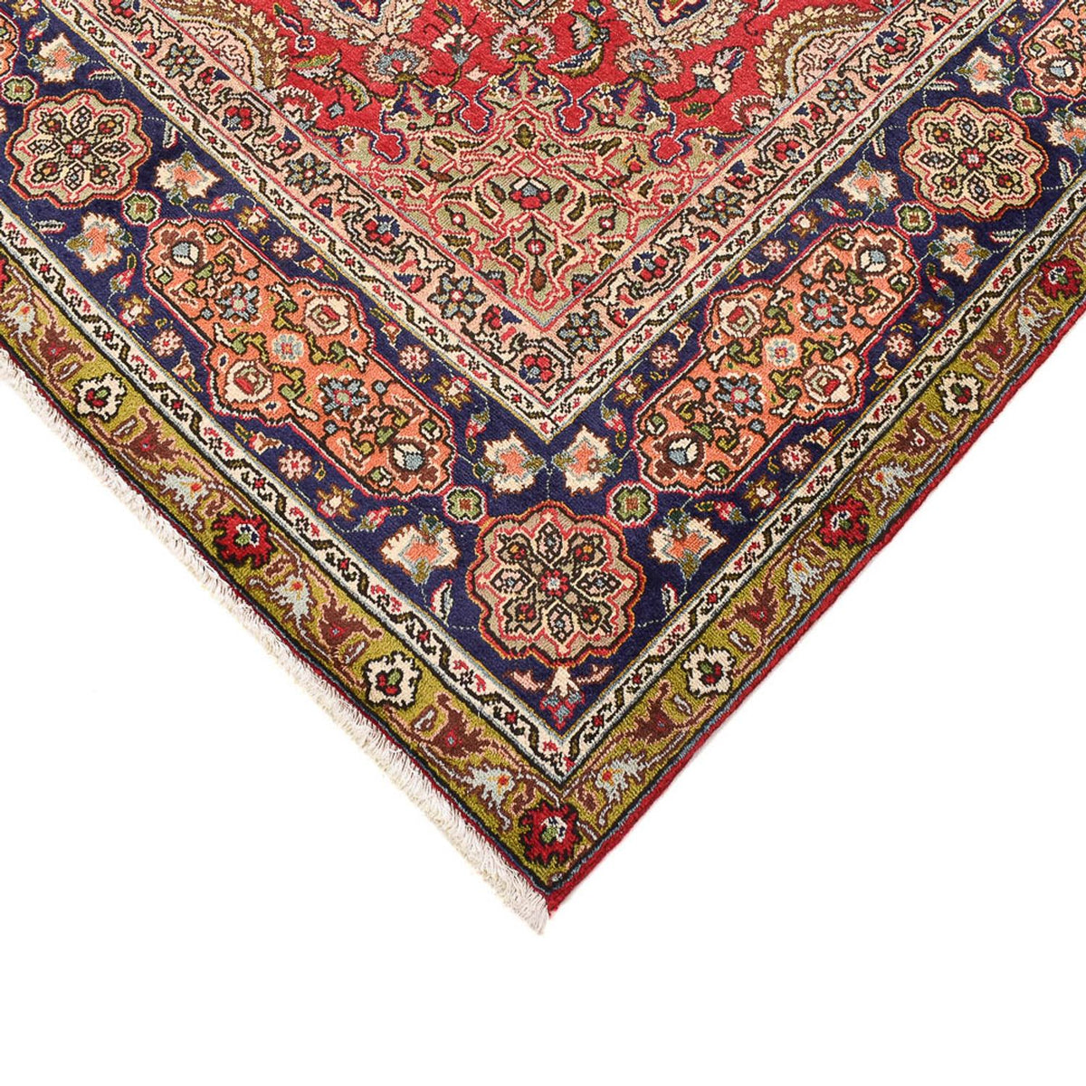 Tappeto Persero - Tabriz - Reale - 345 x 261 cm - rosso