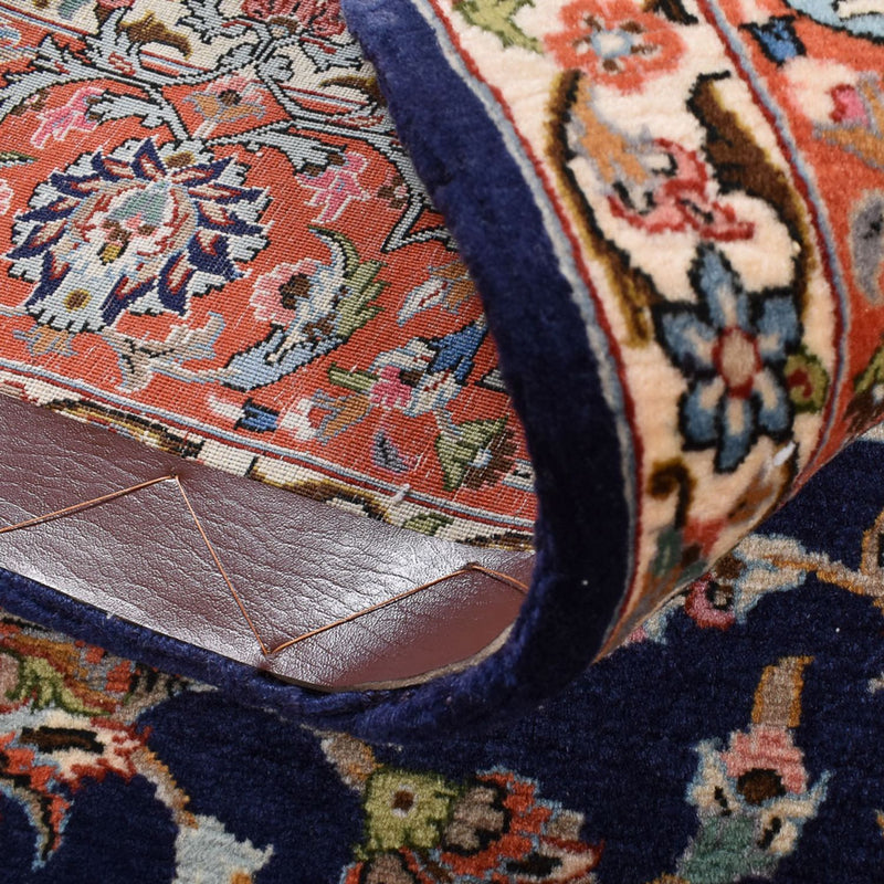 Tappeto Persero - Ghom - Reale - 205 x 137 cm - blu scuro