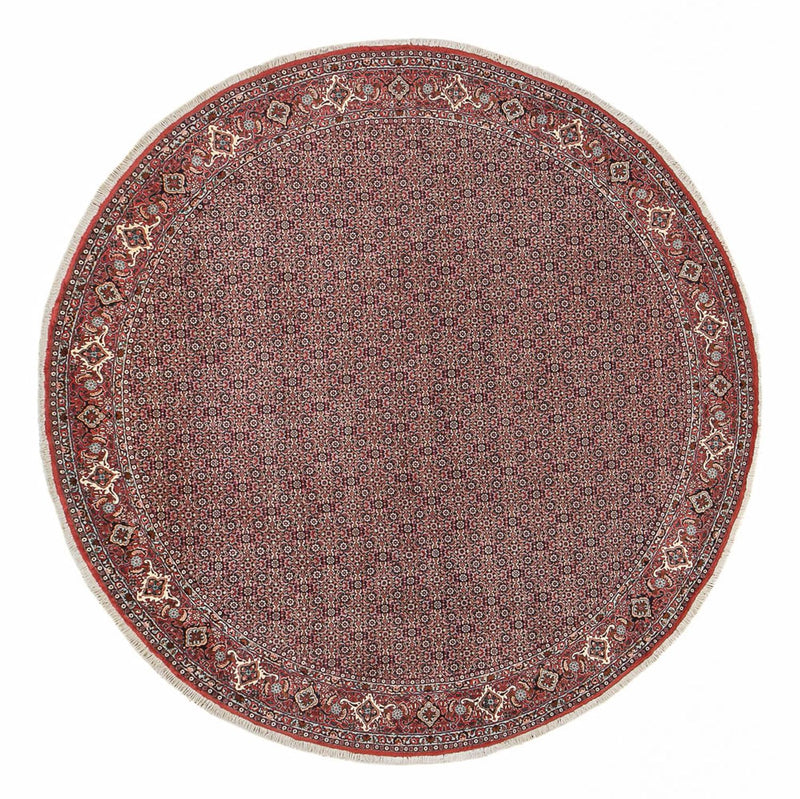 Tappeto Persero - Bidjar rotondo  - 300 x 300 cm - rosso scuro