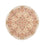 Tappeto Persero - Tabriz - Reale rotondo - 143 x 143 cm - salmone
