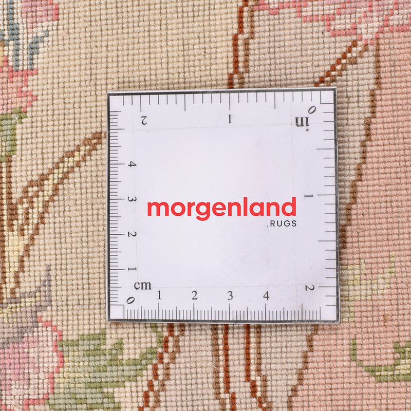 Tappeto Persero - Tabriz - Reale rotondo  - 143 x 143 cm - salmone