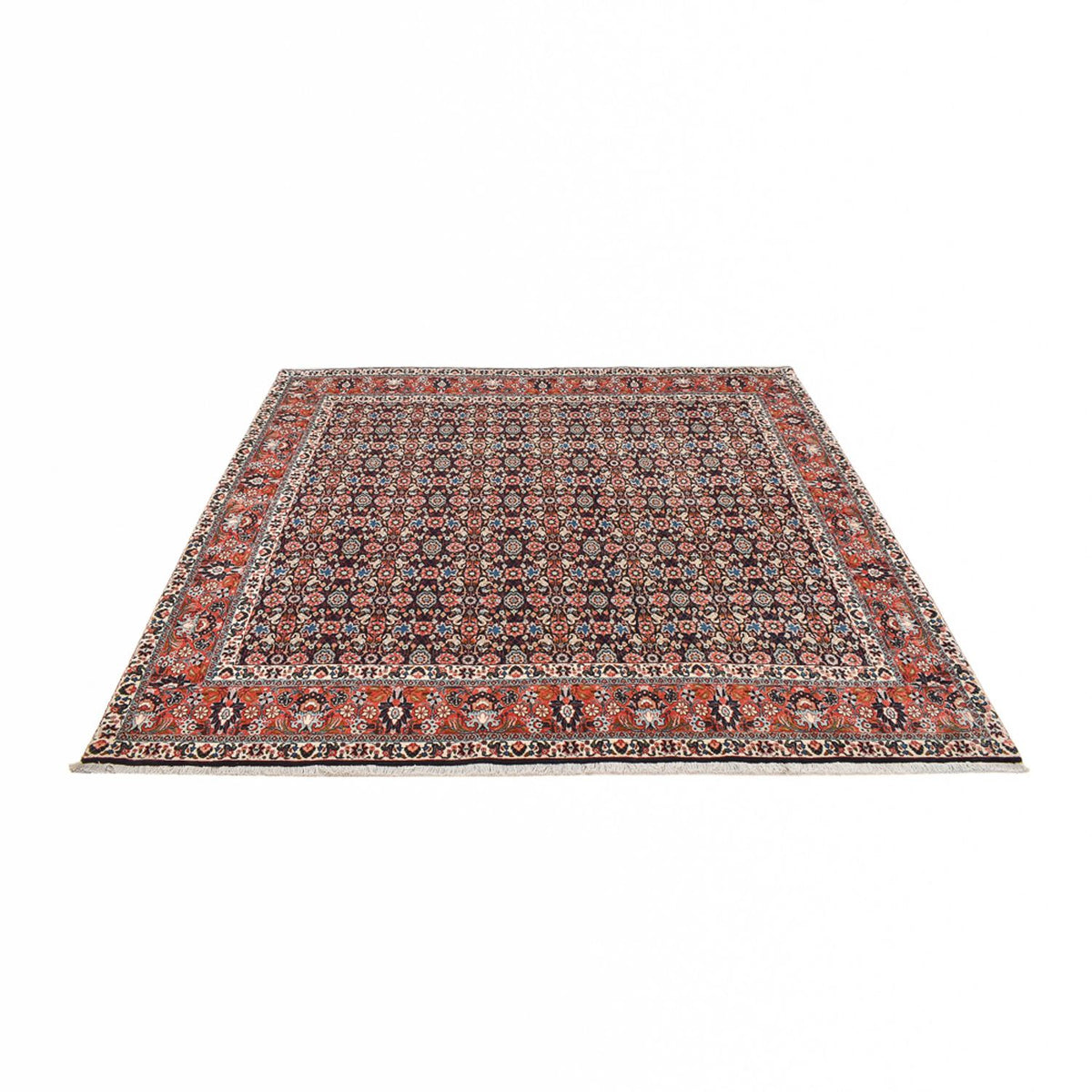 Tappeto Persero - Bidjar quadrato  - 254 x 243 cm - rosso scuro