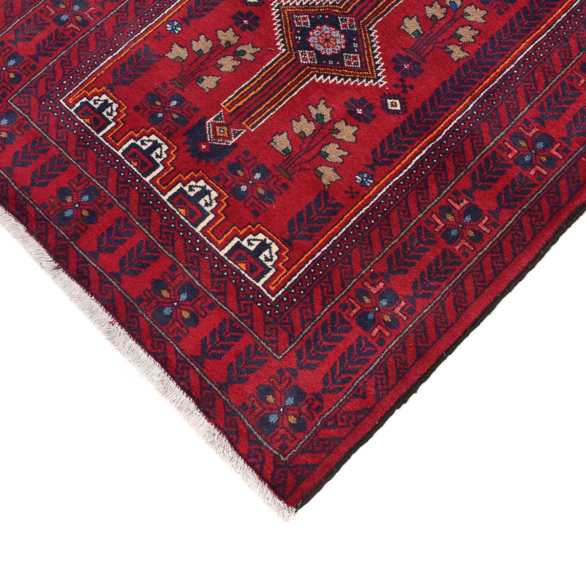 Tappeto corsia Tappeto Belutsch - 416 x 100 cm - rosso