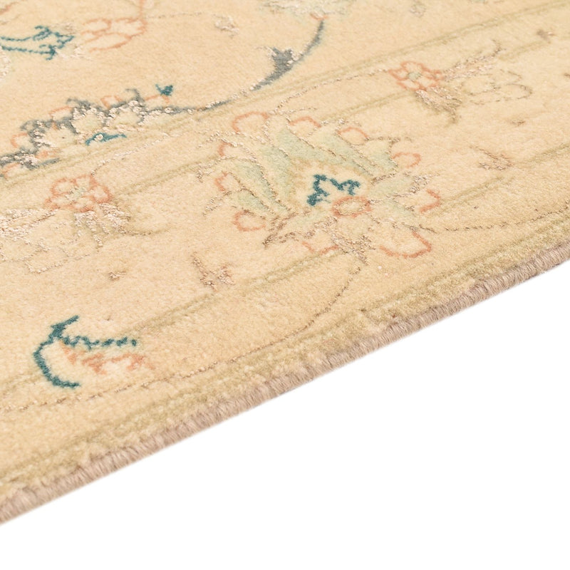 Tappeto corsia Tappeto Persero - Tabriz - Reale - 203 x 77 cm - beige chiaro